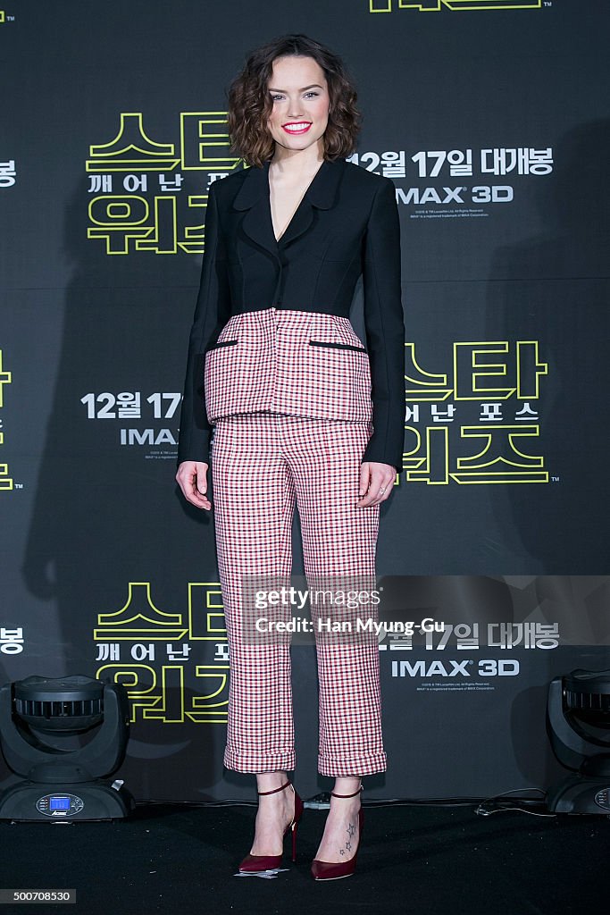 'Star Wars: The Force Awakens' Press Conference In Seoul