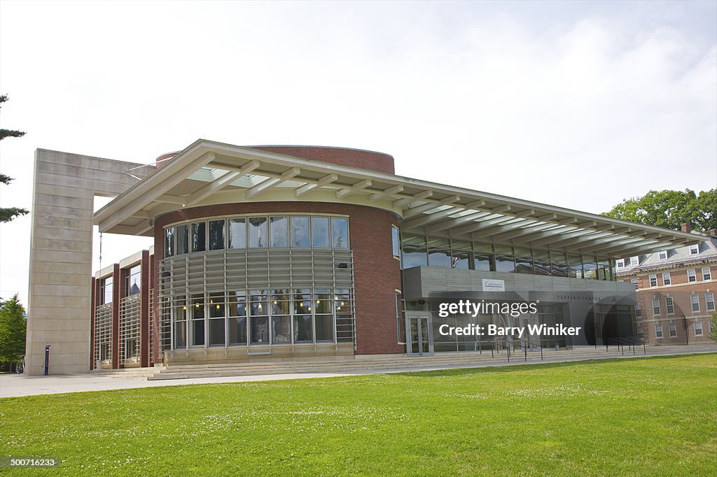 Cutting-edge brick and glass college building