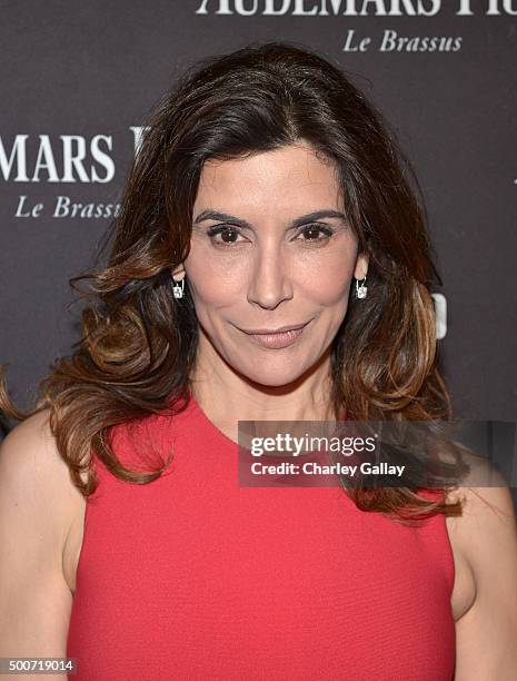 Actress Jo Champa attends the Opening of Audemars Piguet Rodeo Drive at Audemars Piguet on December 9, 2015 in Beverly Hills, California.