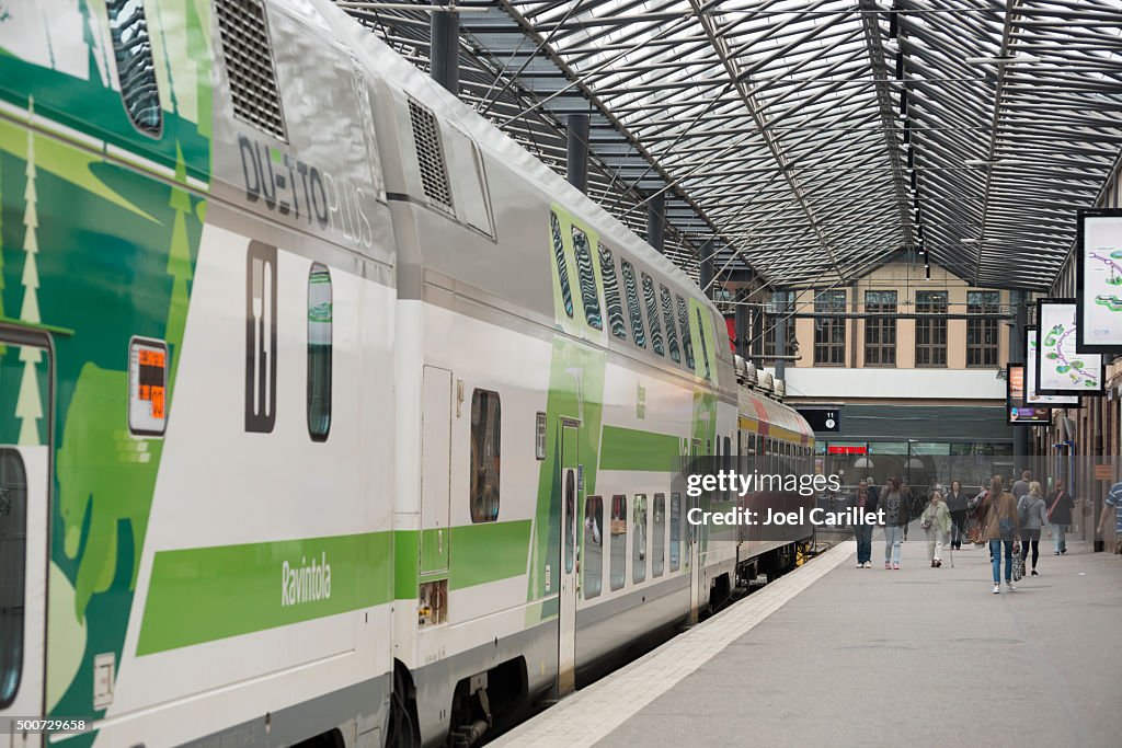 Helsinki train station Finland
