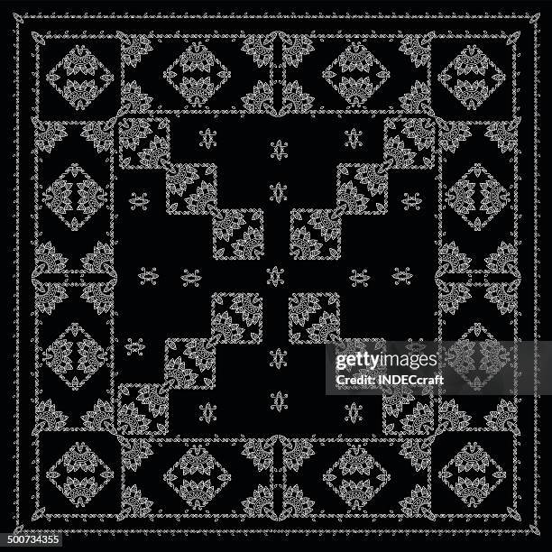 stockillustraties, clipart, cartoons en iconen met vector bandana design - bandana