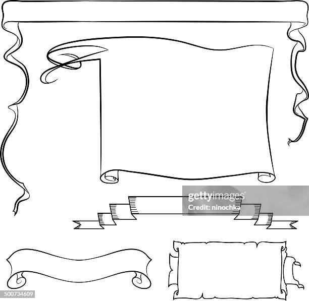 Scroll Texture Vector 533 Rolled Paper Texture High Res Illustrations - Getty Images