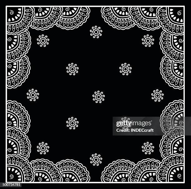 stockillustraties, clipart, cartoons en iconen met vector bandana design - bandana