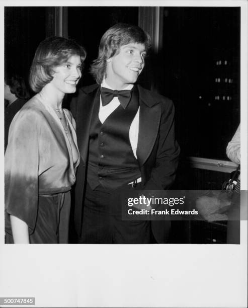 Actor Mark Hamill and his wife, Marilou York, attending an awards ceremony at the Coconut Grove, California, January 21st 1978.