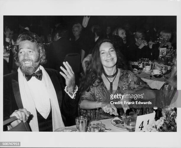 Actor Dan Haggerty and his wife Diane, attending the 14th Annual Academy of Country Music Awards Show, Hollywood Palladium, May 2nd 1979.