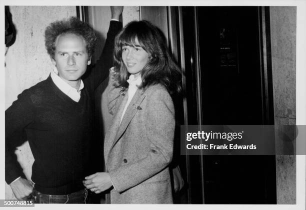 Musician Art Garfunkel and actress Laurie Bird, at the ABC Television reception, Century Plaza Hotel, California, June 1978.