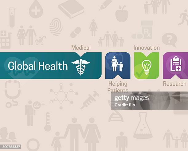 health background - global health stock illustrations