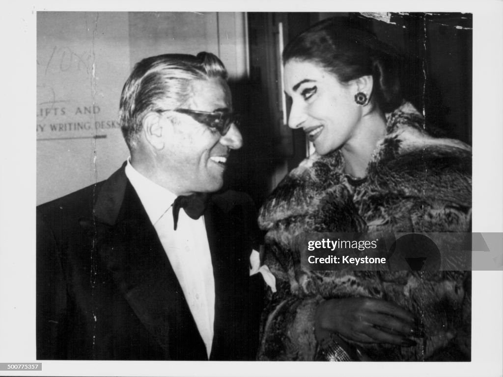 Aristotle Onassis And Maria Callas