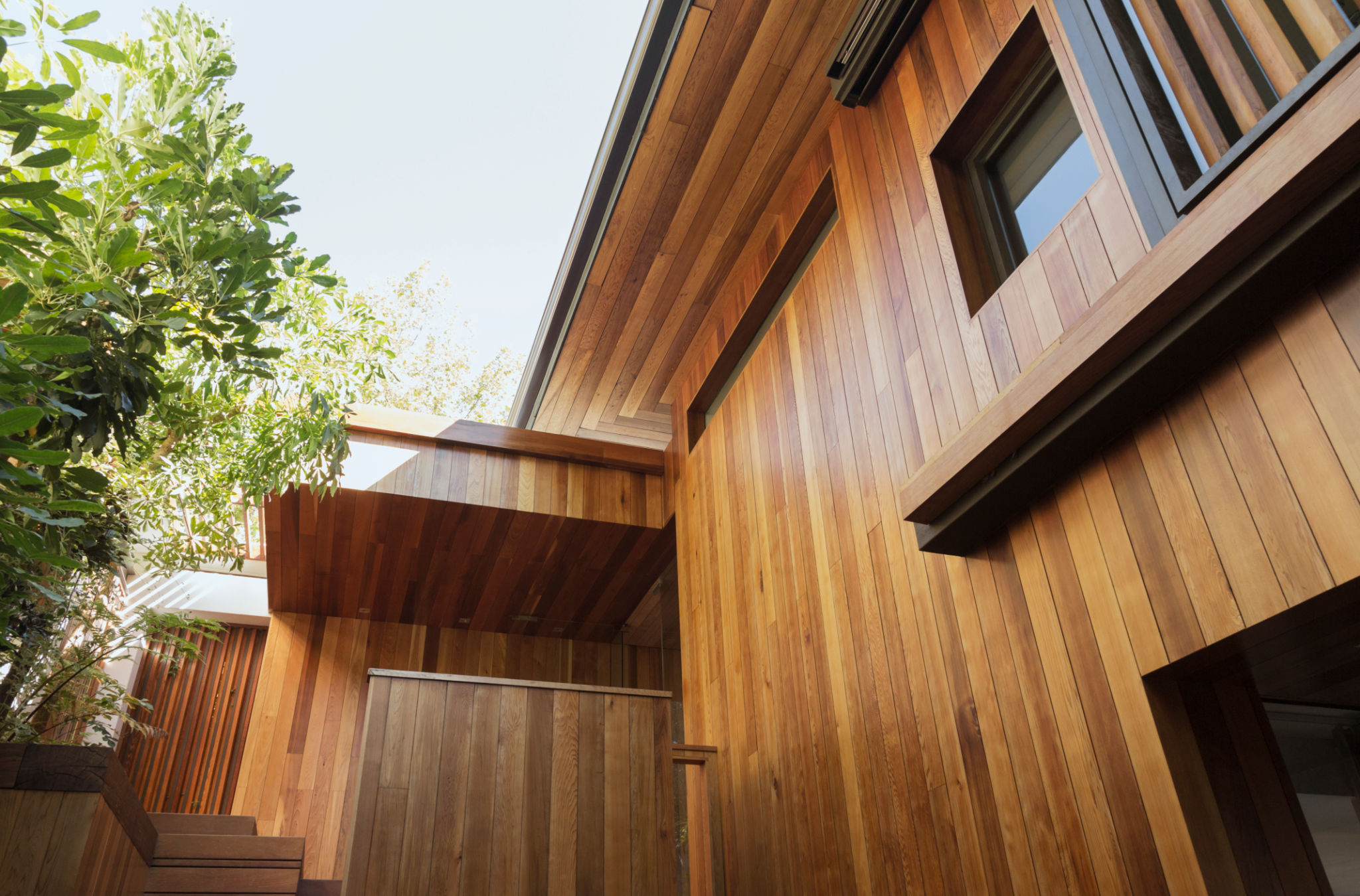 wooden house
