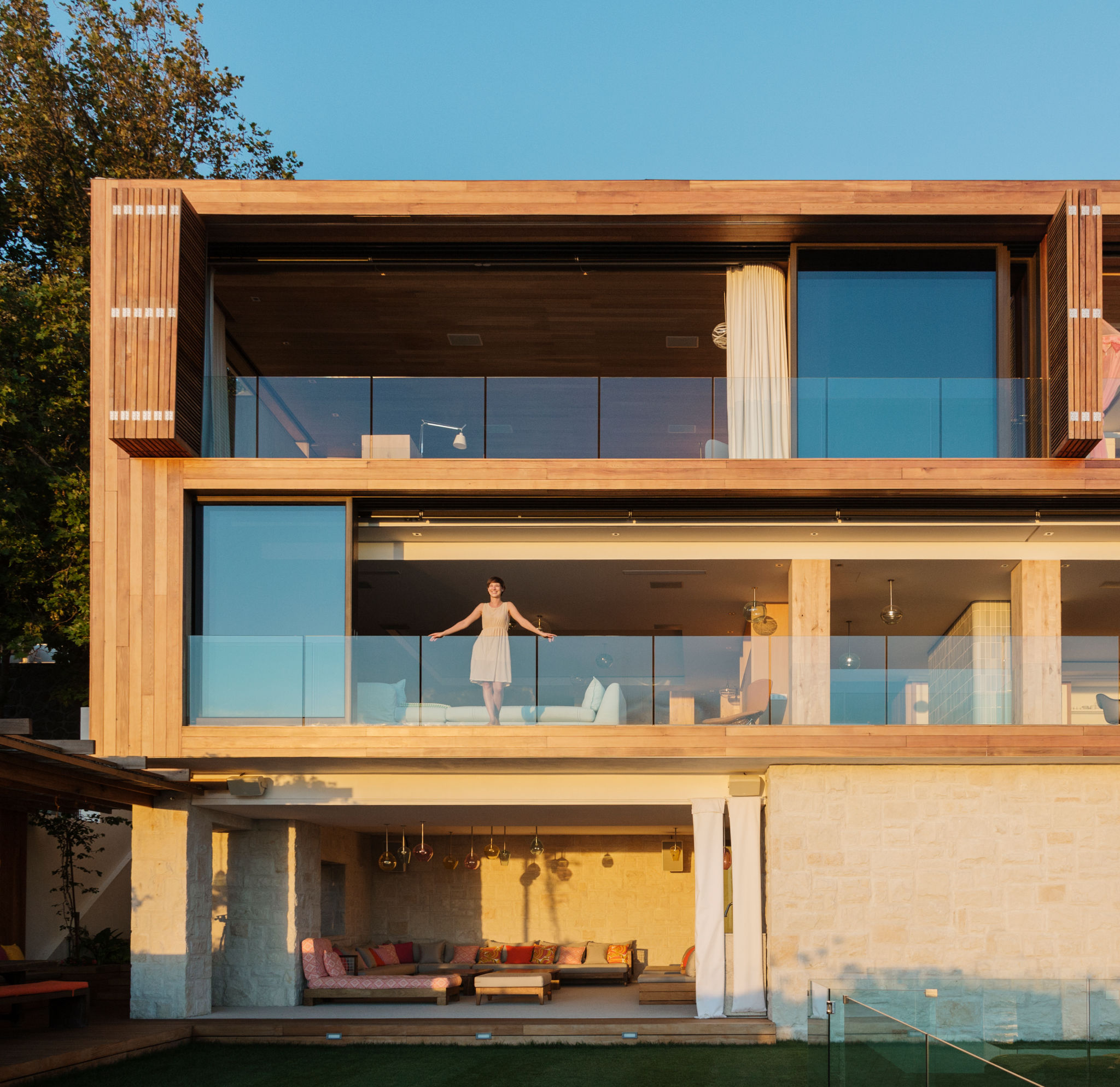 modern glass home