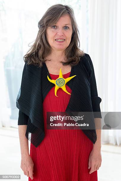 Spanish photographer Ouka Leele recives the 'Champagne De La Joie De Vivre' award at Villa Real Hotel on December 10, 2015 in Madrid, Spain.