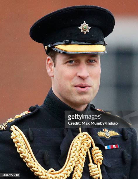 Prince William, Duke of Cambridge visits Keogh Barracks to present British Army Medics of 22 Field Hospital with the Government Ebola Medal for...