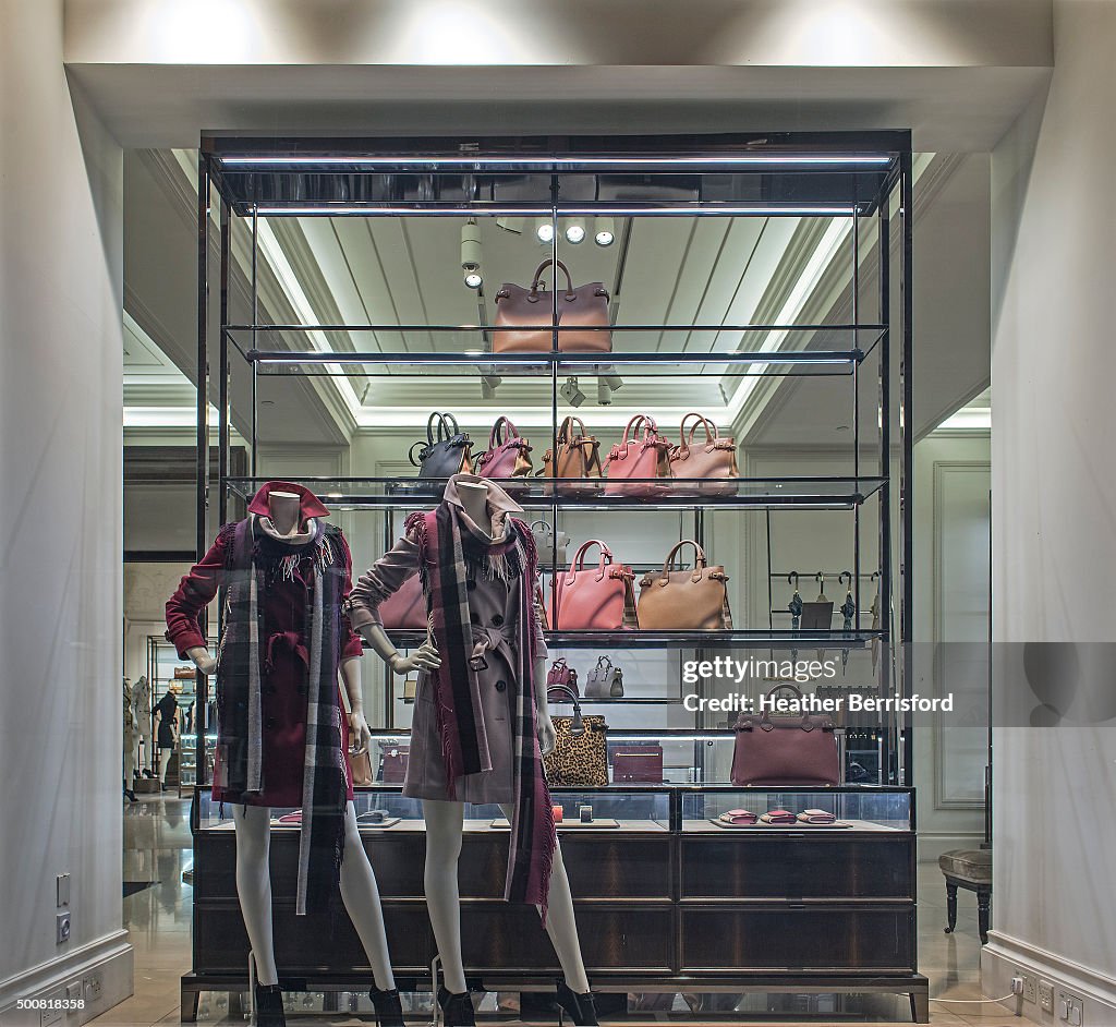 London Fashion Window Displays