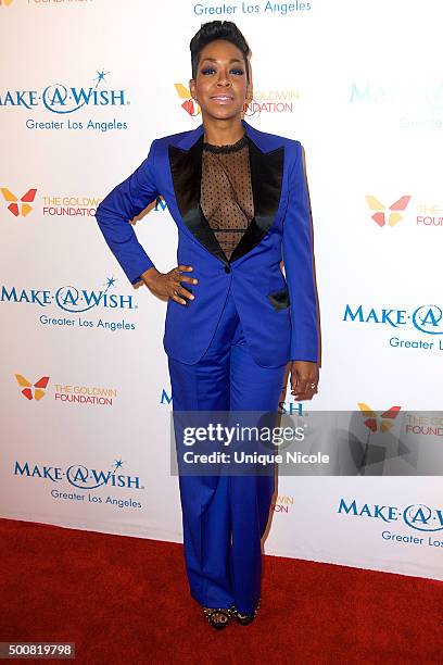 Actress Tichina Arnold arrives at Make-A-Wish Greater Los Angeles honors Oscar De La Hoya, Michael Rosenfeld and Tom Mone at its annual Wishing Well...