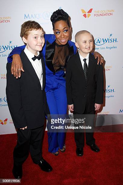 Actress Tichina Arnold attends the Make-A-Wish Greater Los Angeles Annual Wishing Well Winter Gala.
