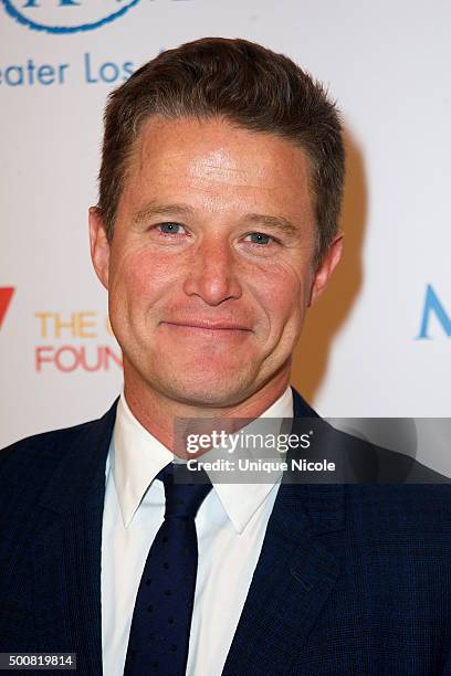 Billy Bush arrives at Make-A-Wish Greater Los Angeles honors Oscar De La Hoya, Michael Rosenfeld and Tom Mone at its annual Wishing Well Winter Gala...