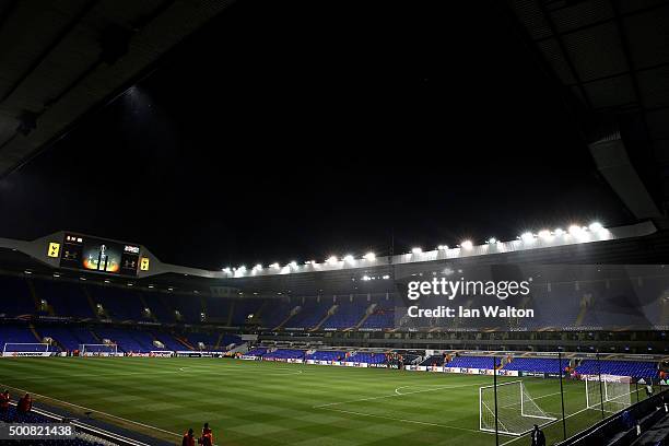 General view of the stadium prior to kickoff during the UEFA Europa League Group J match between Tottenham Hotspur and AS Monaco at White Hart Lane...