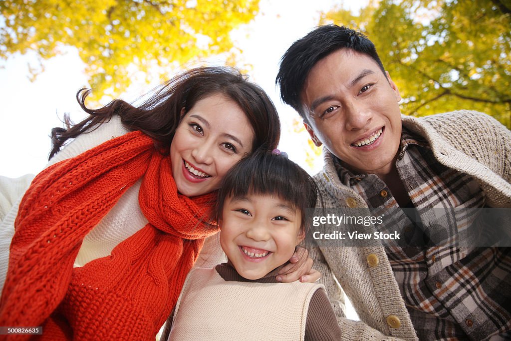 Portrait of Chinese family