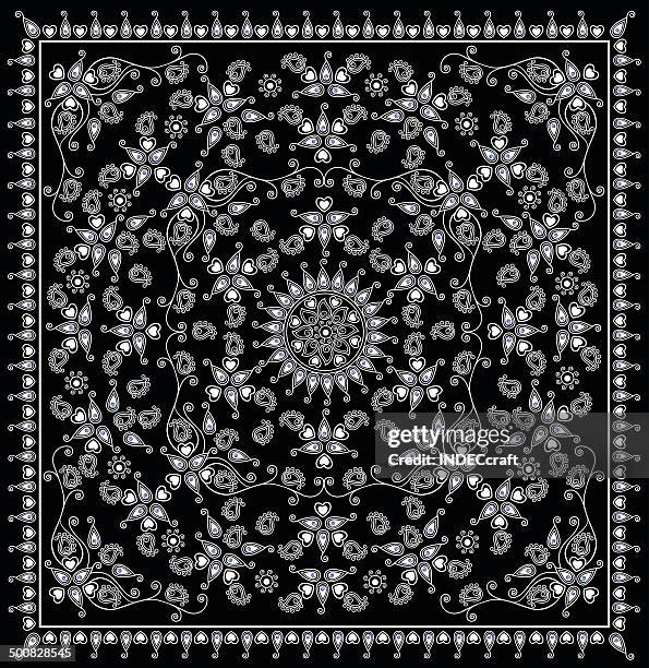 stockillustraties, clipart, cartoons en iconen met vector bandana design - bandana