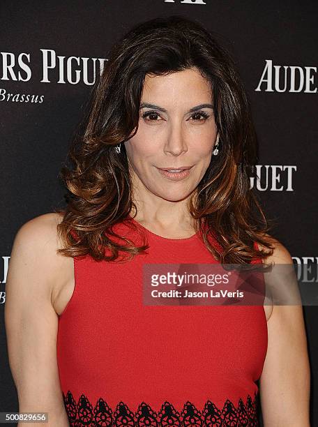 Actress Jo Champa attends the opening of Audemars Piguet on December 9, 2015 in Beverly Hills, California.