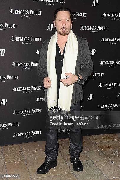 Musician Eric Singer attends the opening of Audemars Piguet on December 9, 2015 in Beverly Hills, California.