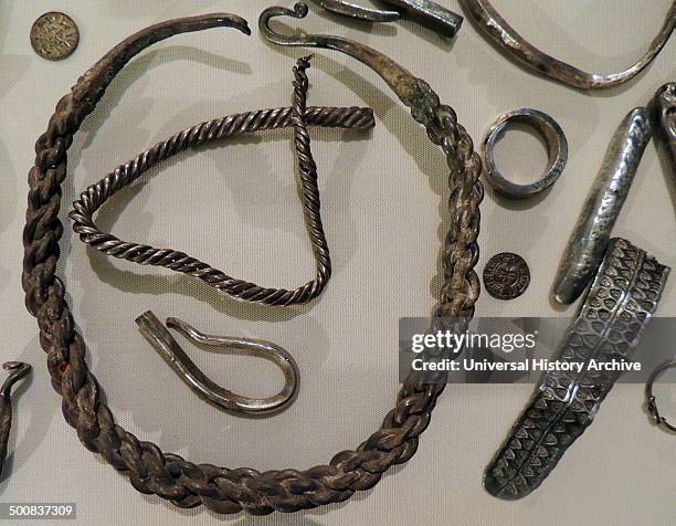 The Cuerdale Hoard, This is a selection from the largest Viking silver hoard known from Western Europe. It was discovered in 1840, buried beside the...