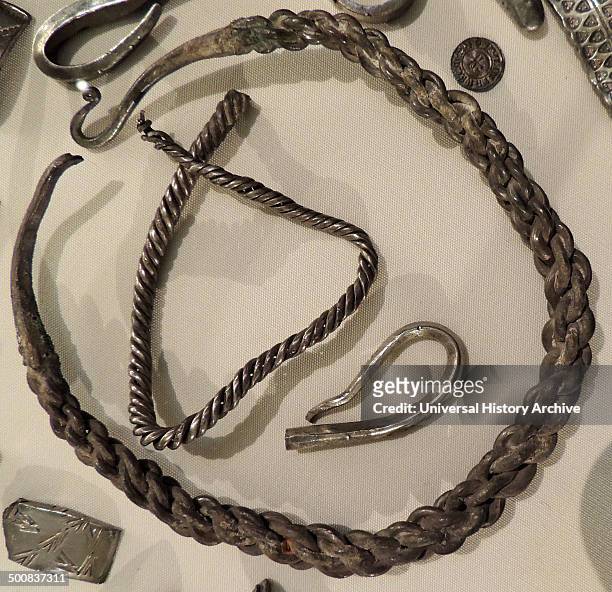 The Cuerdale Hoard, This is a selection from the largest Viking silver hoard known from Western Europe. It was discovered in 1840, buried beside the...