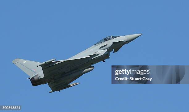 eurofighter typhoon fgr4 - eurofighter typhoon stock pictures, royalty-free photos & images