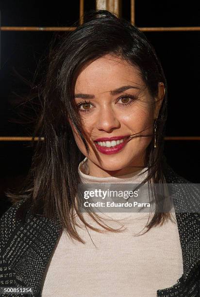 Actress Dafne Fernandez attends 'El desafio' premiere at Picasso tower on December 10, 2015 in Madrid, Spain.