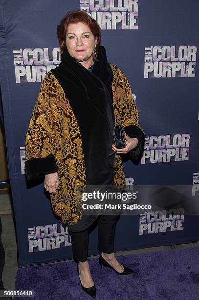 Actress Kate Mulgrew attends the "The Color Purple" Broadway Opening Night at The Bernard B. Jacobs Theatre on December 10, 2015 in New York City.
