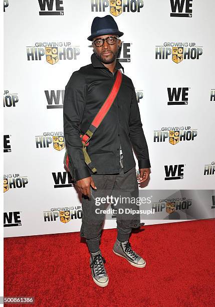 Taye Diggs attends as WE tv Celebrates The Premiere Of New Series Growing Up Hip Hop on December 10, 2015 in New York City.