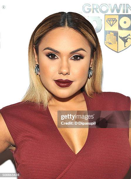 Kristinia DeBarge attends as WE tv Celebrates The Premiere Of New Series Growing Up Hip Hop on December 10, 2015 in New York City.