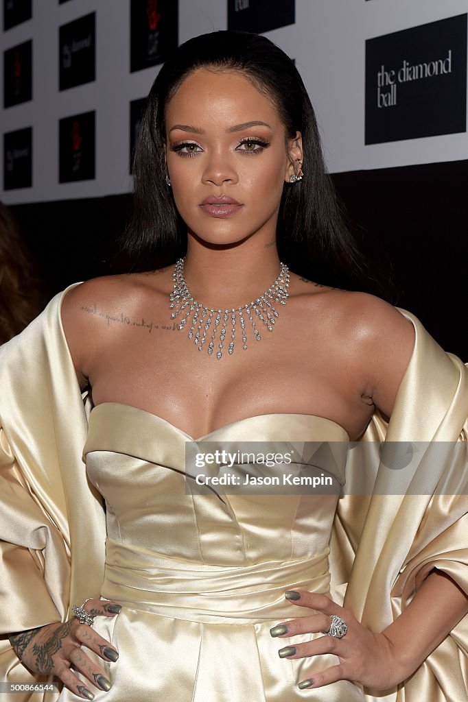 Rihanna and The Clara Lionel Foundation Host 2nd Annual Diamond Ball - Red Carpet