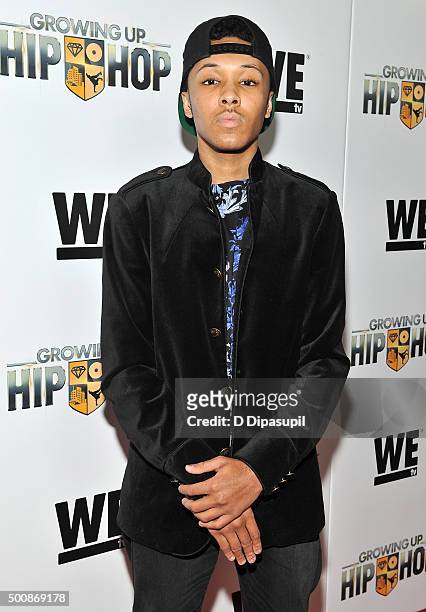 Russell Simmons ii attends as WE tv Celebrates The Premiere Of New Series Growing Up Hip Hop on December 10, 2015 in New York City.