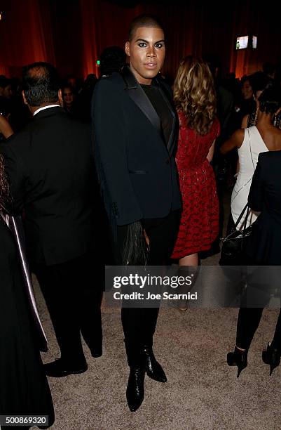 Johnson attends The Diamond Ball II with D'USSE and Armand de Brignac at The Barker Hanger on December 10, 2015 in Santa Monica, California.