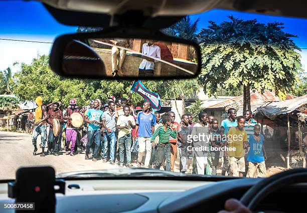 electoral rally on zanzibar island - political rally stock pictures, royalty-free photos & images