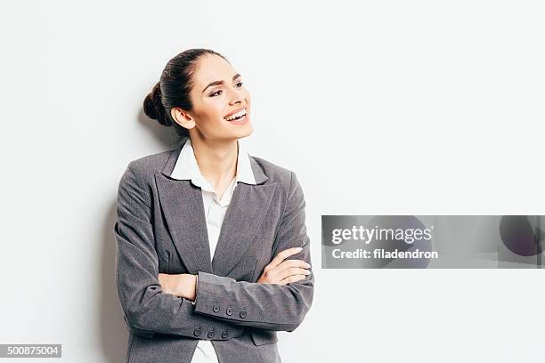 professionelle geschäftsfrau - business woman freisteller stock-fotos und bilder