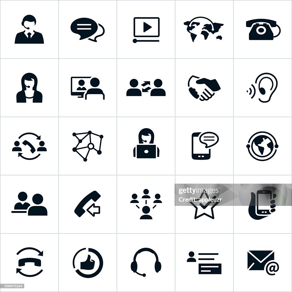 Customer Support Icons