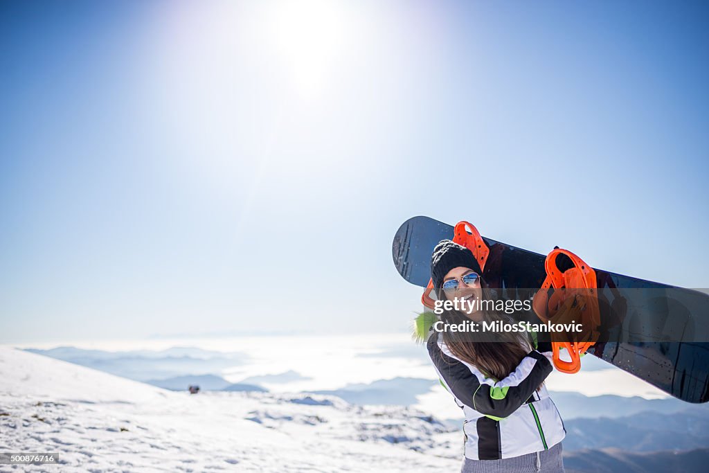 Snowboard girl