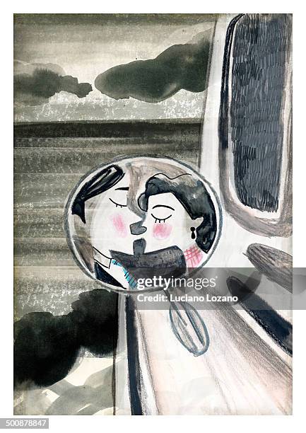 elliott erwitt tribute - barcelona beach stock illustrations