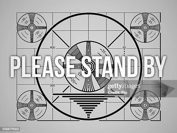 please stand by - television 幅插畫檔、美工圖案、卡通及圖標