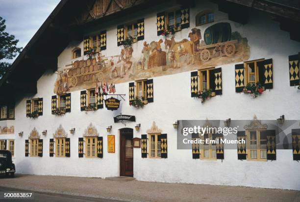 The Hotel Weinbauer on Füssenerstrasse in Schwangau, Bavaria, Germany, circa 1960.