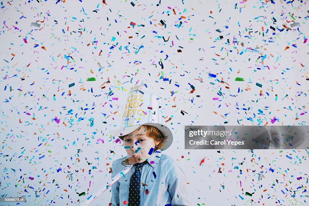 Confetti boy