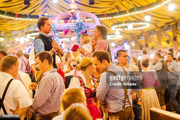 oktoberfest in munich, germany - theresienwiese stock pictures, royalty-free photos & images