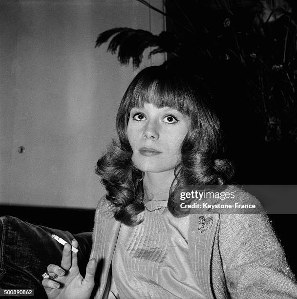 French actress Françoise Dorléac in October 1963 in Paris, France.