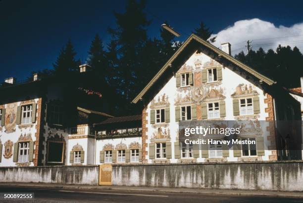 The Hansel and Gretel House in Oberammergau, Germany, circa 1960.