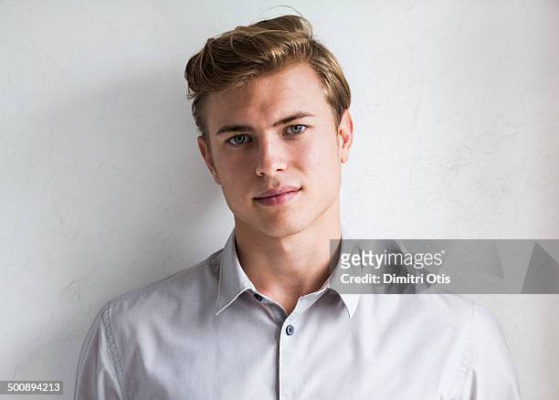 portrait of young male fashion model - handsome people stock pictures, royalty-free photos & images