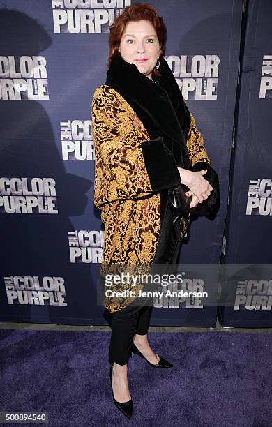 Kate Mulgrew attends "The Color Purple" Broadway opening night at the Bernard B. Jacobs Theatre on December 10, 2015 in New York City.