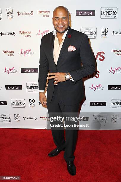 Actor Vincent Ward attended the A Pathways Christmas With The Butlers And Friends at H.O.M.E. On December 10, 2015 in Beverly Hills, California.