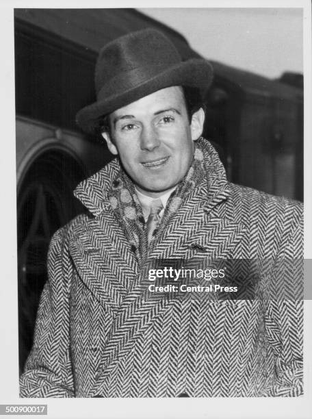 Irish heavyweight boxer Jack Doyle, arriving at Waterloo Station, London, December 1936. This was reprinted following his death on December 13th 1978.